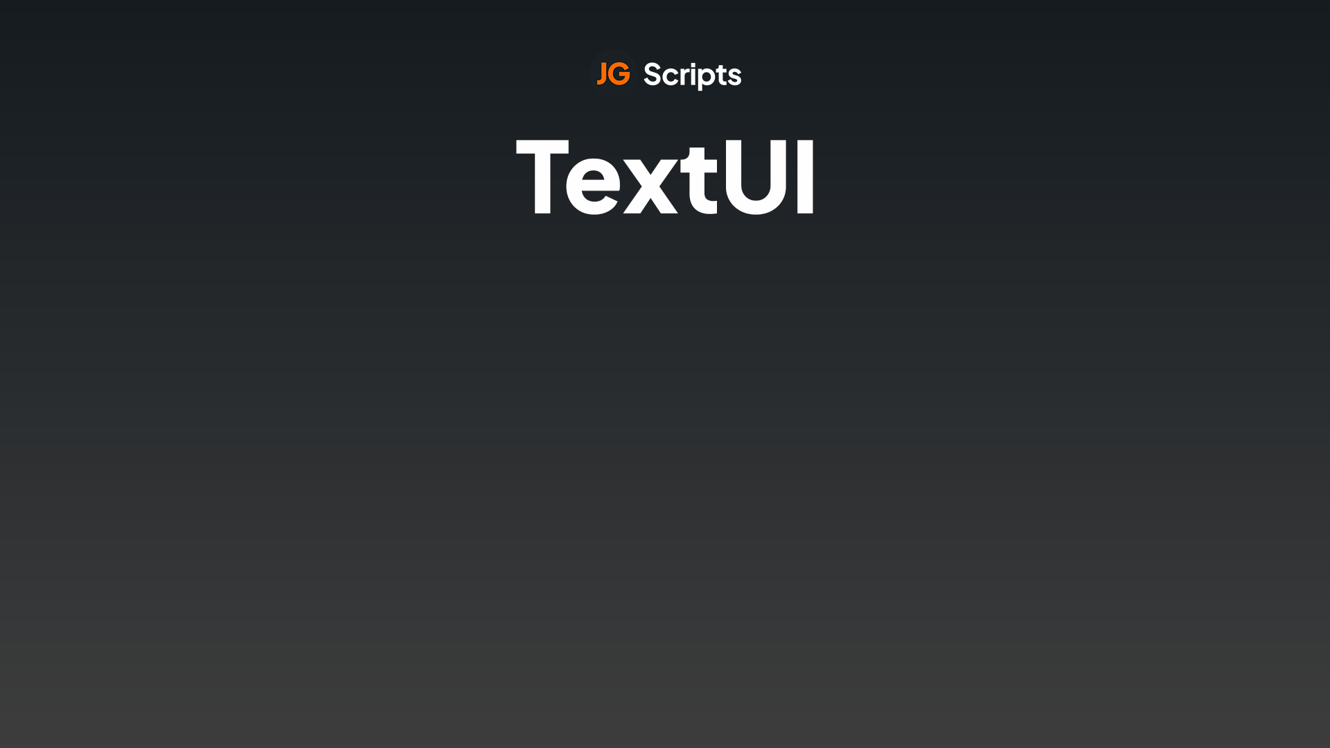 Text UI